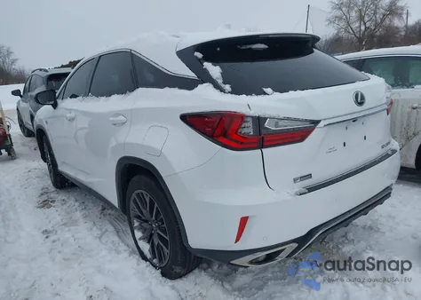 2017 Lexus Rx 350 F Sport z USA, uszkodzony, nr VIN 2T2BZMCA7HC133720